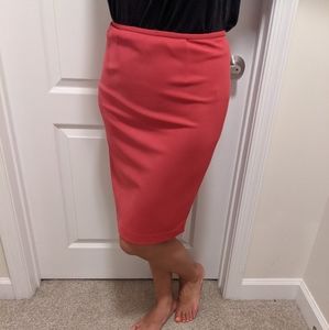 Pink Pencil Skirt